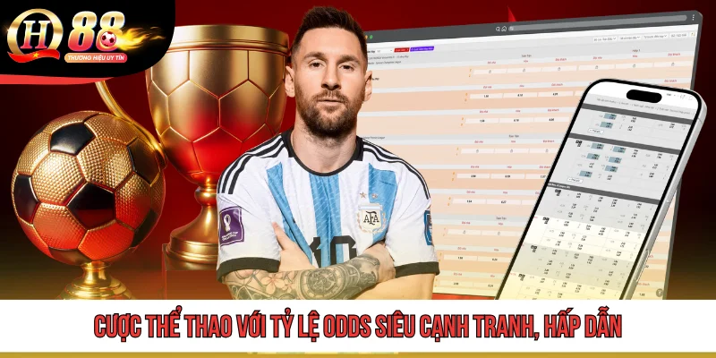 Cược thể thao với tỷ lệ odds siêu cạnh tranh, hấp dẫn